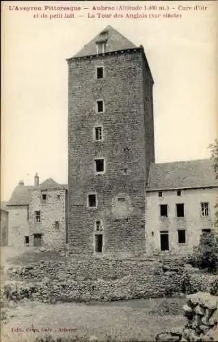 Ak Aubrac Aveyron, Tour des Anglais