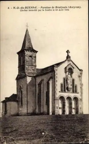 Ak Bruejouls Aveyron, Notre Dame du Buenne