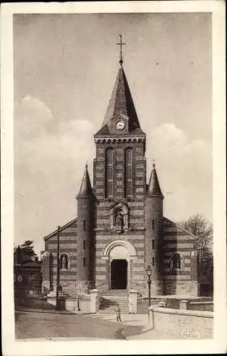 Ak Sassetot le Mauconduit Seine Maritime, Kirche