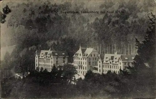 Ak Saales Saal Elsass Bas Rhin, Sanatorium Tannenberg