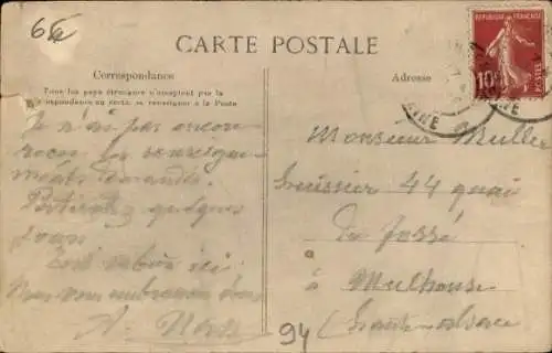 Ak Vincennes Val de Marne, Postes, Telegraphe et Commissariat de Police