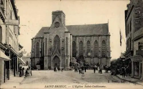 Ak Saint Brieuc Côtes d'Armor, Kirche Saint-Guillaume