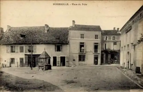 Ak Busserolles Dordogne, Place du Puits