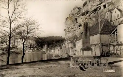 Ak La Roque Gageac Dordogne, Panorama