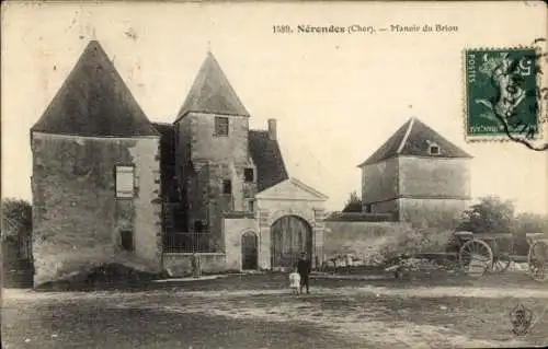 Ak Nerondes Cher, Manoir du Briou