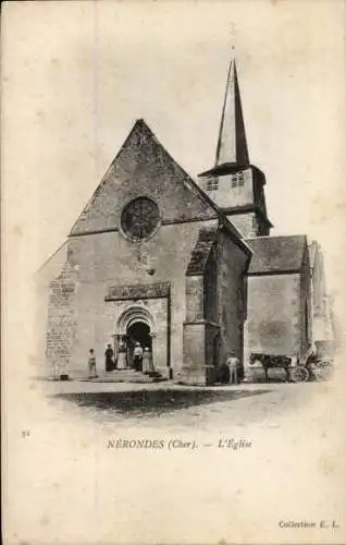 Ak Le Cher de Néronde, Kirche