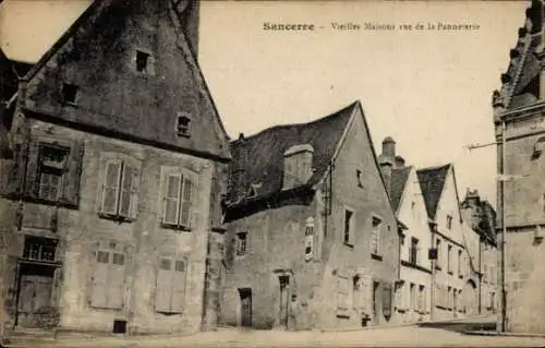 Ak Sancerre Cher, Alte Häuser rue de la Panneterie