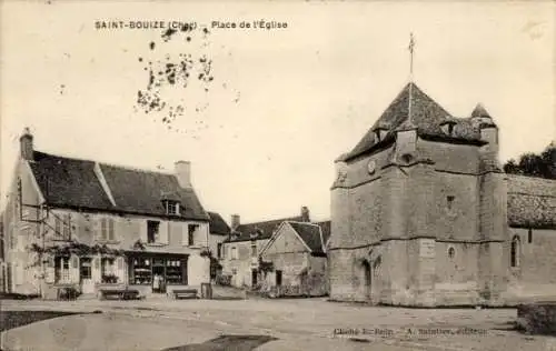 Ak Saint Bouize Cher, Place de l’Eglise