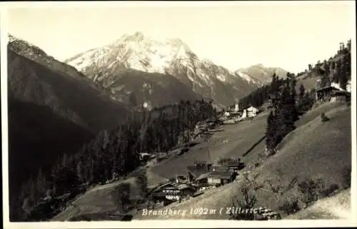 Ak Brandberg im Zillertal in Tirol, Gesamtansicht