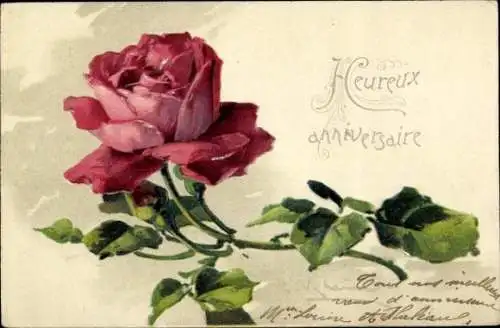 Präge Künstler Litho Klein, Catharina, Rose