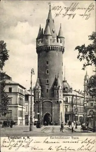 Ak Frankfurt am Main, Eschenheimer Turm