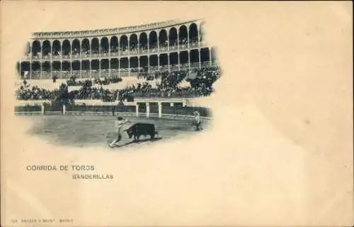 Ak Spanien, Corrida de Toros, Banderillas, Stierkampf, Matador