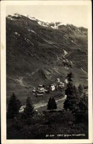 Ak Vent Sölden in Tirol, Gesamtansicht, Wildspitze