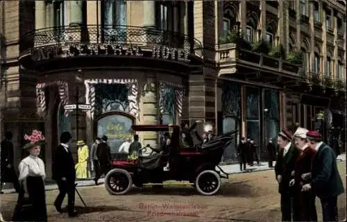 Ak Berlin, Café Central Hotel in der Friedrichstraße