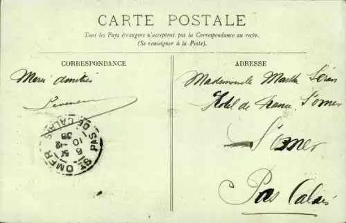 Ak Le Portel Pas de Calais, Frau in Volkstracht