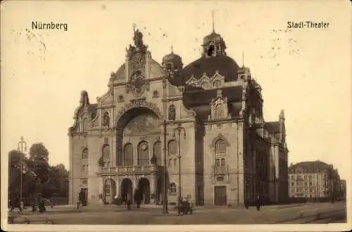 Ak Nürnberg in Mittelfranken, Stadttheater