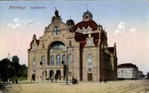 Ak Nürnberg in Mittelfranken, Stadttheater