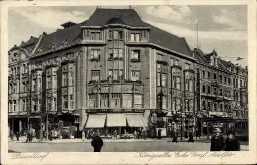 Ak Düsseldorf am Rhein, Königsallee Ecke Graf Adolfstraße