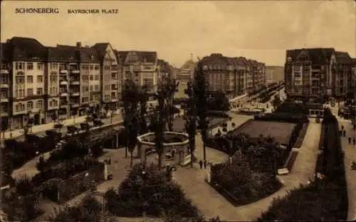 Ak Berlin Schöneberg, Bayrischer Platz