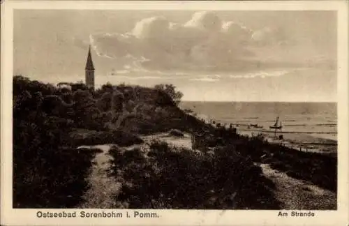 Ak Sarbinowo Ostseebad Sorenbohm Pommern, Am Strand