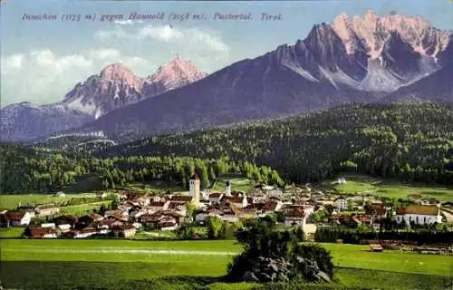 Ak Innichen San Candido Südtirol, Haunold, Pustertal