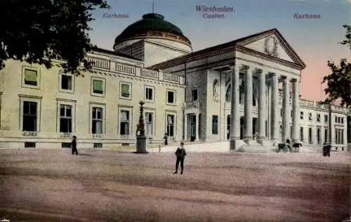 Ak Wiesbaden in Hessen, Kurhaus, Casino