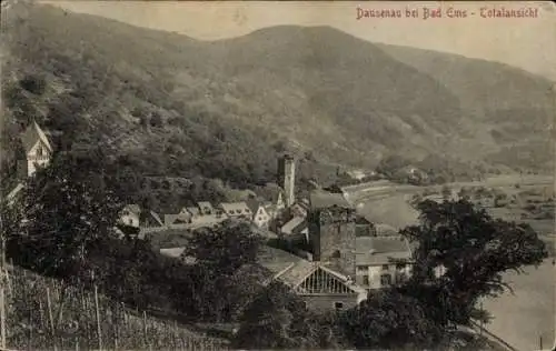 Ak Dausenau an der Lahn, Totalansicht