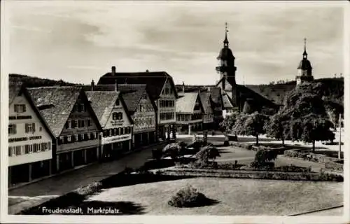 Ak Freudenstadt im Schwarzwald, Marktplatz