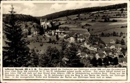 Ak Berneck Altensteig im Schwarzwald, Gesamtansicht