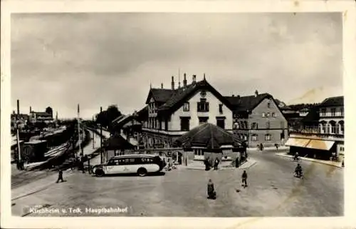 Ak Kirchheim unter Teck Württemberg, Hauptbahnhof