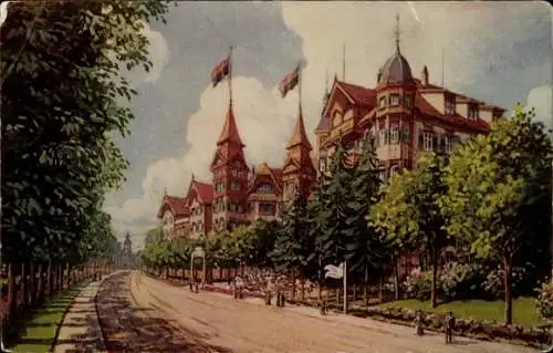 Ak Freudenstadt im Schwarzwald, Hotel Waldeck