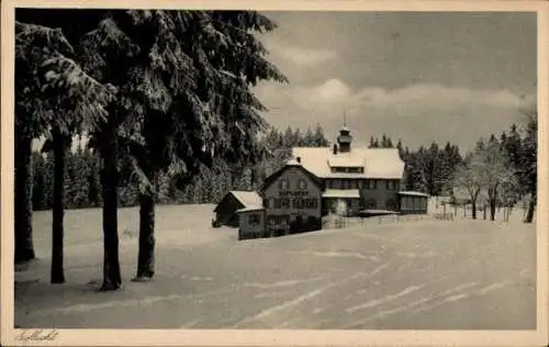 Ak Freudenstadt im Schwarzwald, Kurhaus, Winter