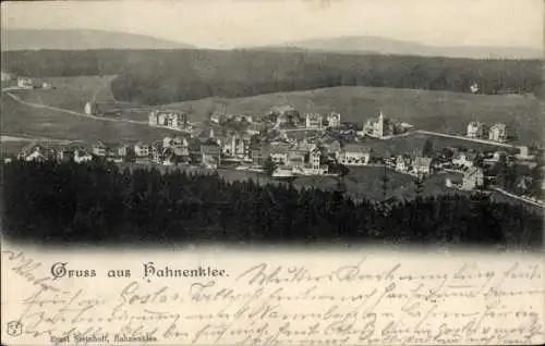 Ak Hahnenklee Bockswiese Goslar im Harz, Panorama