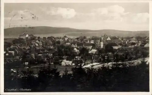 Ak Clausthal Zellerfeld im Oberharz, Gesamtansicht