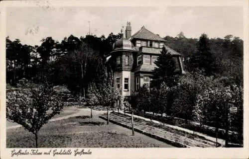 Ak Blankenburg am Harz, Großvaterfelsen, Gaststätte Großvater