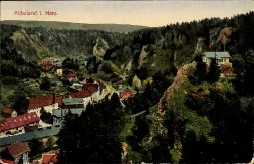 Ak Rübeland Oberharz am Brocken, Teilansicht