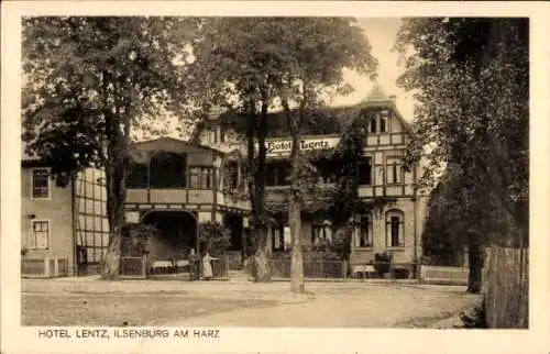 Ak Ilsenburg im Harz, Hotel Lentz