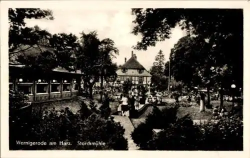 Ak Wernigerode im Harz, Storchmühle