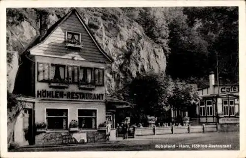 Ak Rübeland Oberharz am Brocken, Höhlen-Restaurant