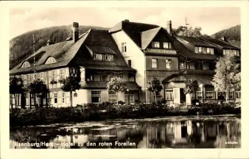 Ak Ilsenburg am Nordharz, Hotel zu den roten Forellen