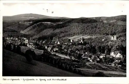 Ak Wernigerode im Harz, Gesamtansicht