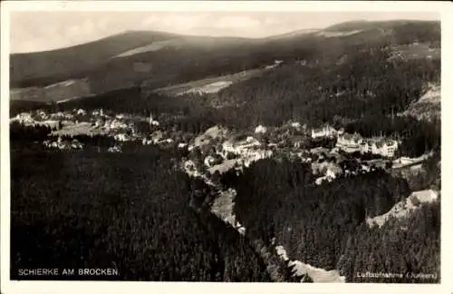 Ak Schierke Wernigerode im Harz, Panorama