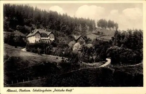 Ak Altenau Clausthal Zellerfeld im Oberharz, Erholungsheim Deutsche Werft