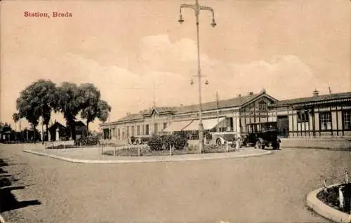 Ak Breda Nordbrabant, Bahnhof