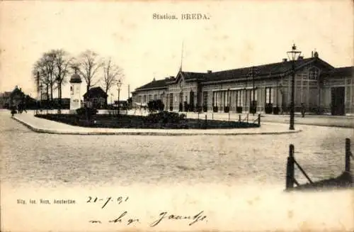 Ak Breda Nordbrabant, Bahnhof