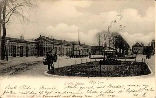 Ak Breda Nordbrabant, Bahnhof