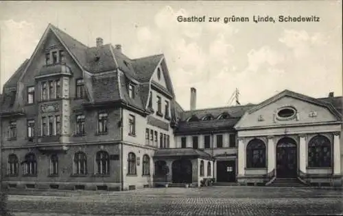 Ak Schedewitz Zwickau in Sachsen, Gasthof zur grünen Linde