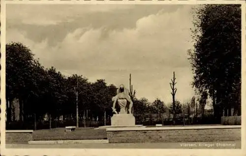 Ak Viersen in Nordrhein Westfalen, Krieger Ehrenmal