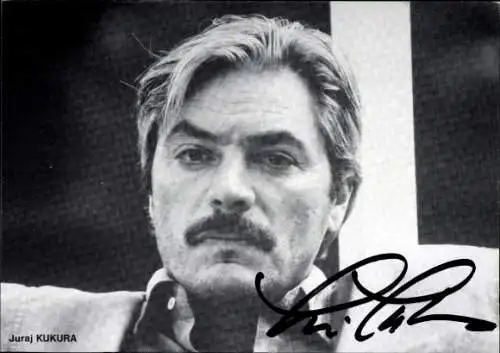 Ak Schauspieler Juraj Kukura, Portrait, Autogramm