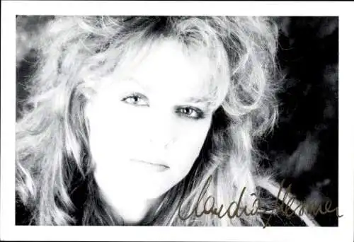 Ak Schauspielerin Claudia Messner, Portrait, Autogramm